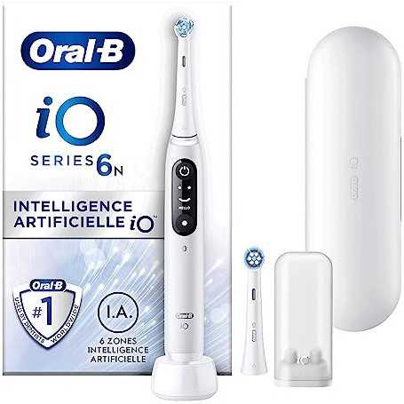Brosse à dents électrique Oral-B iO 6N Blanche(Reconditionné)