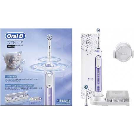 Brosse à dents électrique Oral-B Genius 10000N avec 6 modes et accessoires(Reconditionné)