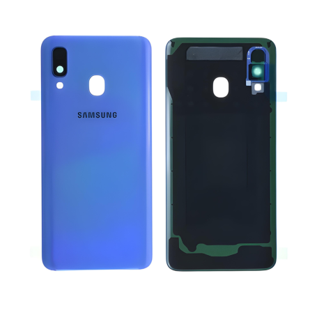 Vitre arrière Samsung Galaxy A40 (A405F) Bleu(Original Démonté) - Grade B