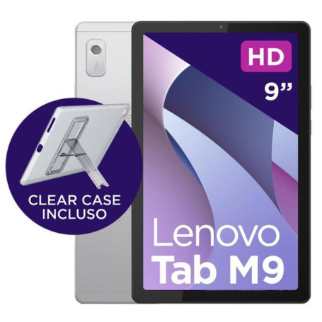 Lenovo Tab M9 64 Go WiFi Gris + Clear Case - Neuf
