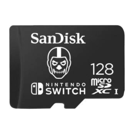 Carte Mémoire Switch Micro SDXC SanDisk 128 Go Fortnite Skull Trooper