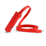 Cable allume-cigare USB + Lighting TYLT MFi - Rouge