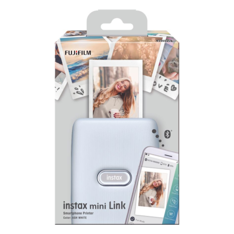 Imprimante Photo instantanée portable Bluetooth FUJIFILM Instax Mini Link Dusky - Blanc