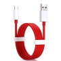 Câble USB Type-C Oppo Warp Charge - 1M - Rouge / Blanc - Vrac