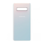 Vitre arrière Samsung Galaxy S10 (G973F) sans Contour Lentille Argent (Original Démontée) - Grade A